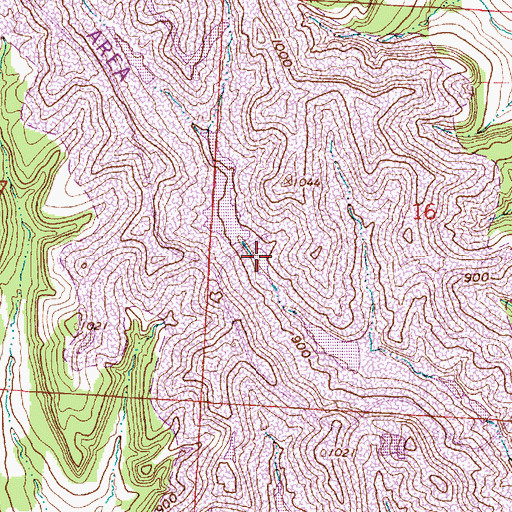 Topographic Map of Ohio Power Company Pond Mb-141, OH