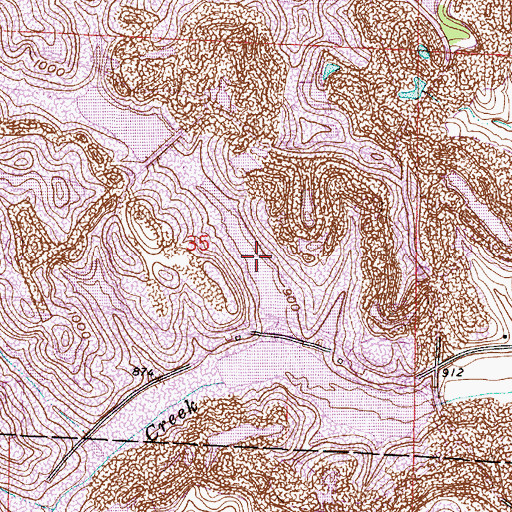 Topographic Map of Ohio Power Dam Number Two, OH