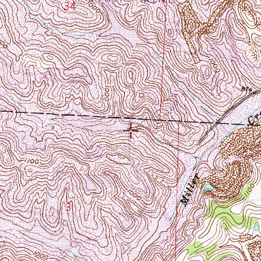 Topographic Map of Ohio Power Company Pond Mur-27 Dam, OH