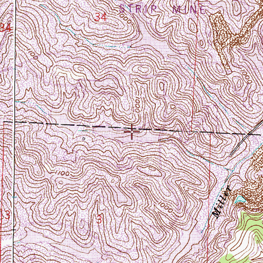Topographic Map of Ohio Power Company Pond Mur-27, OH