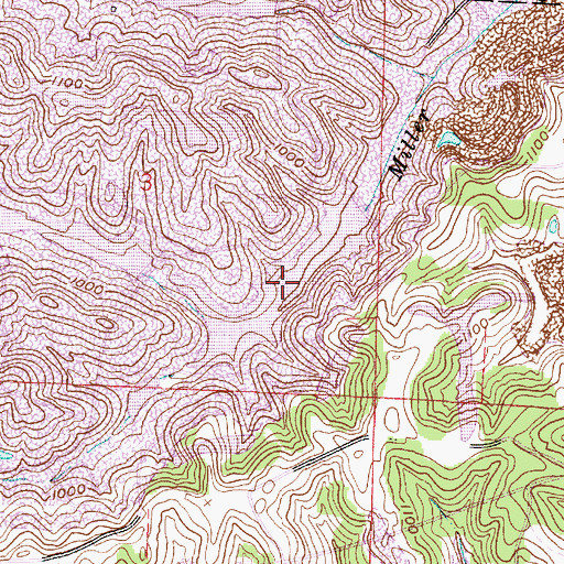 Topographic Map of Ohio Power Company Pond 9615-010, OH