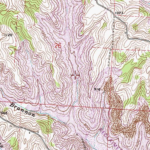 Topographic Map of Ohio Power Company Pond 9615-014 Dam, OH