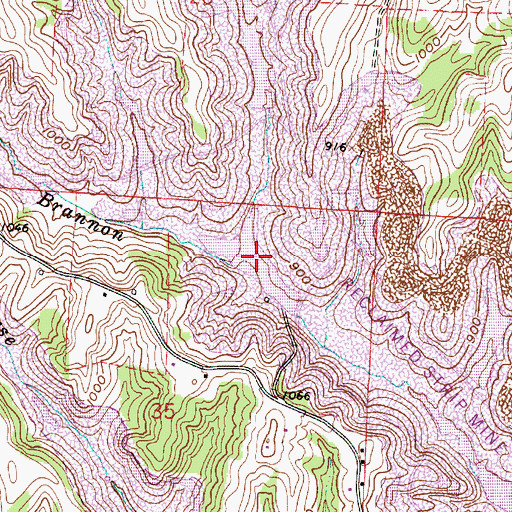Topographic Map of Ohio Power Company Pond Mum-40, OH