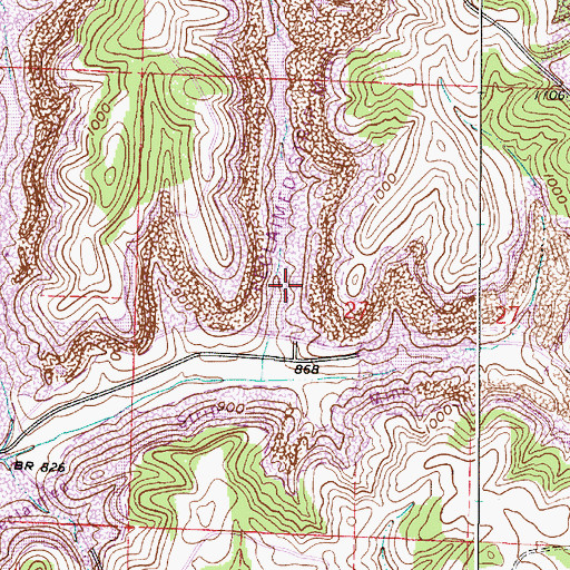 Topographic Map of Ohio Power Company Pond Nb-64 Dam, OH
