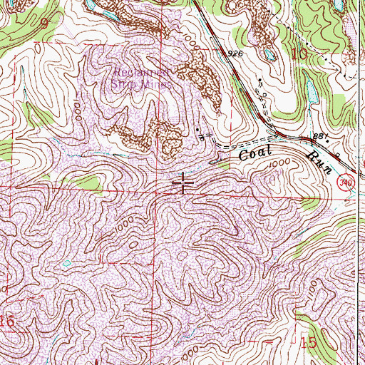 Topographic Map of Ohio Power Company Pond Nb-176 Dam, OH