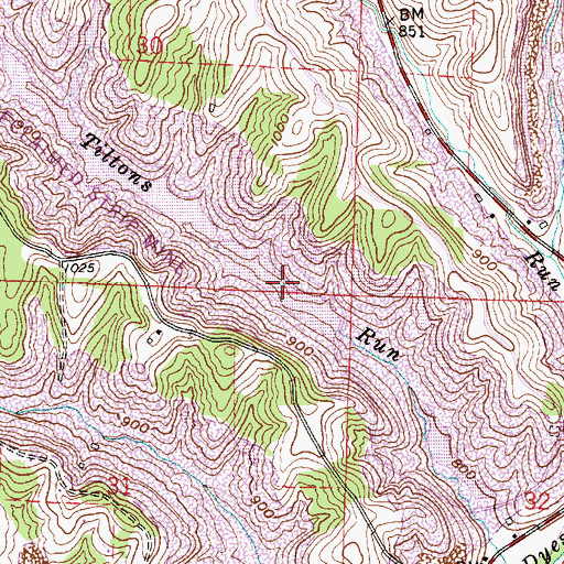 Topographic Map of Ohio Power Company Pond Nb-93, OH