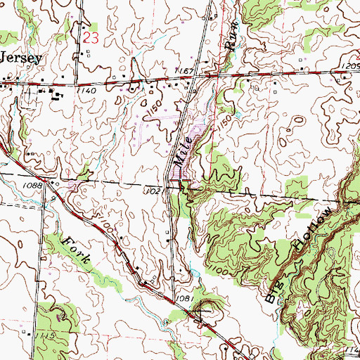 Topographic Map of Gardner Pond Dam, OH