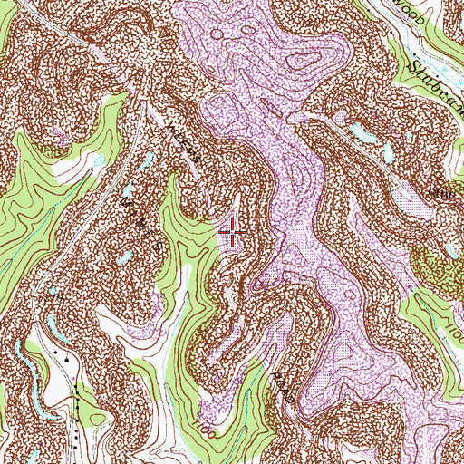 Topographic Map of Boich Mining Company Pond Number Two, OH