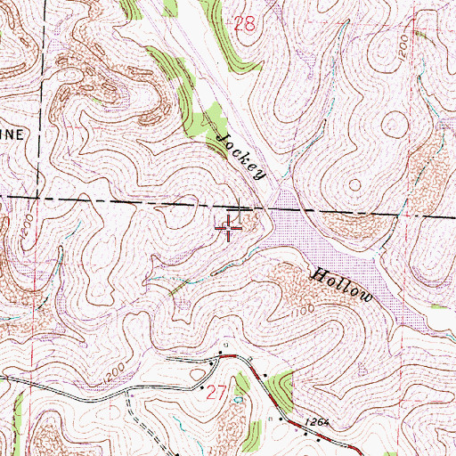 Topographic Map of Consolidation Coal Company Pond 0110-, OH