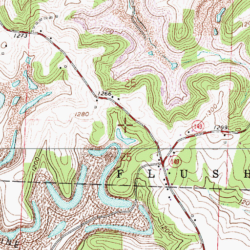Topographic Map of Ohnoname 31 Dam, OH