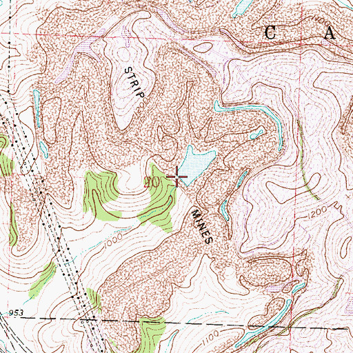 Topographic Map of Pulay Pond Dam, OH