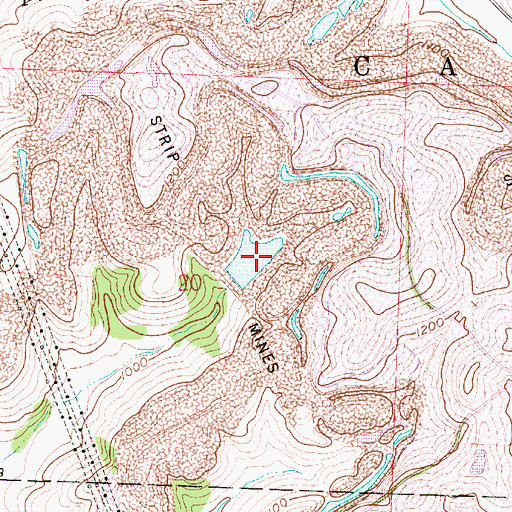 Topographic Map of Pulay Pond, OH