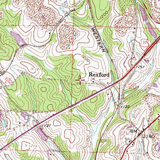 Topographic Map of Schaney Pond Dam, OH