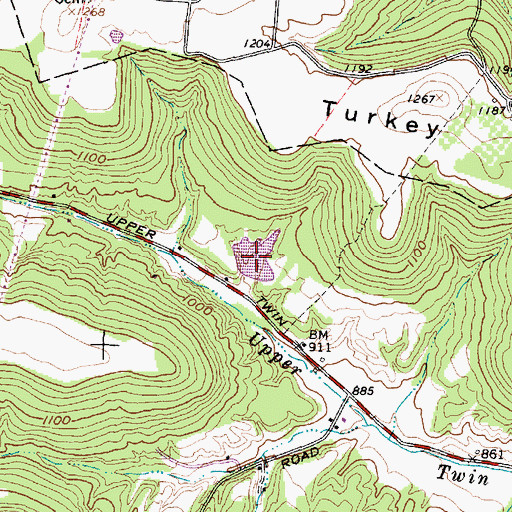 Topographic Map of Crawley Lake, OH