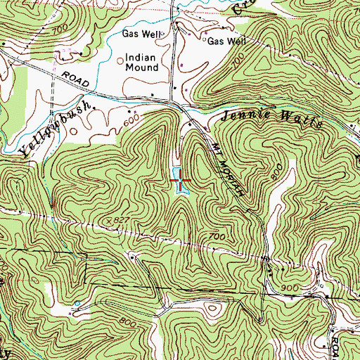 Topographic Map of Steve Finlaw Lake, OH