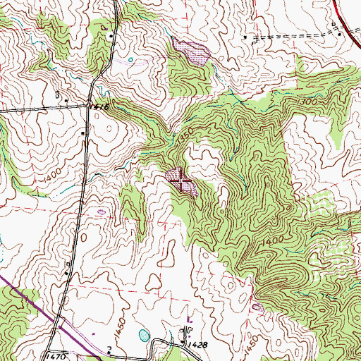 Topographic Map of The Upper Lake, OH