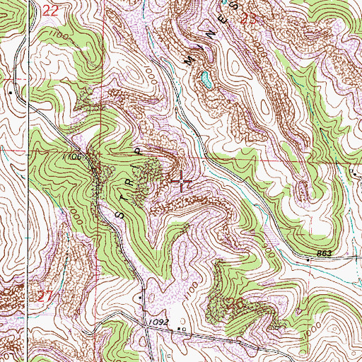 Topographic Map of Central Ohio Coal Company Nb-151 Dam, OH