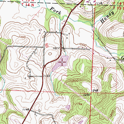 Topographic Map of Smith Pond, OH