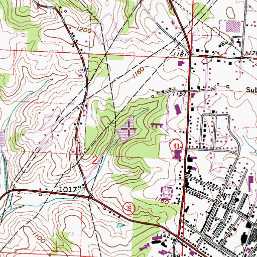 Topographic Map of Carroll Kemp Corporation Reservoir, OH