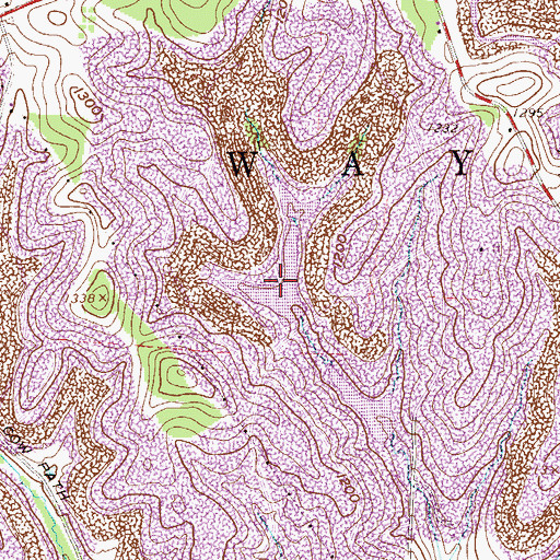 Topographic Map of Consolidation Coal Company Pond 0206, OH