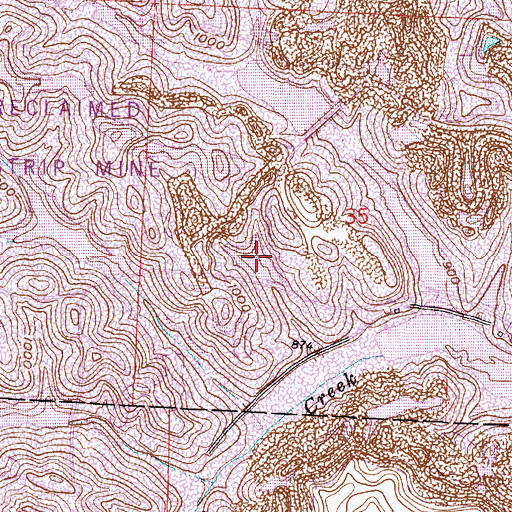 Topographic Map of Ohio Power Company Pond Mur-31, OH