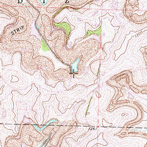 Topographic Map of Consolidation Coal Company 0110-028 Reservoir, OH
