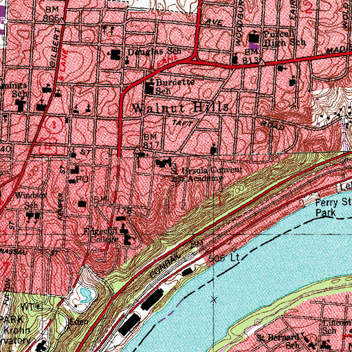 Topographic Map of I Am Sanctuary, OH