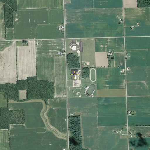 Aerial/Satellite Image of Fairview Junior High School, OH