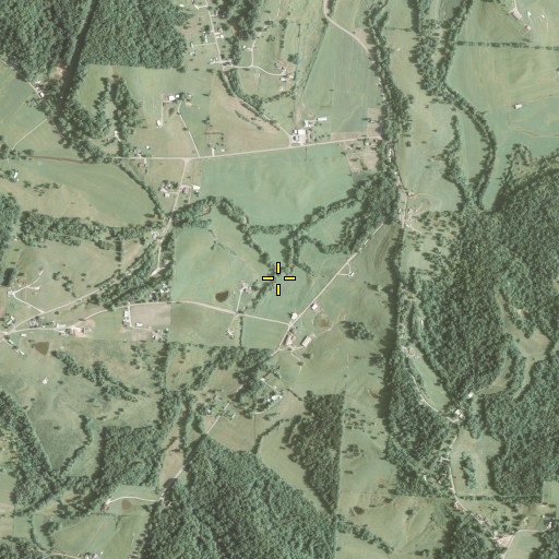 Aerial/Satellite Image of Flatfork Run, OH