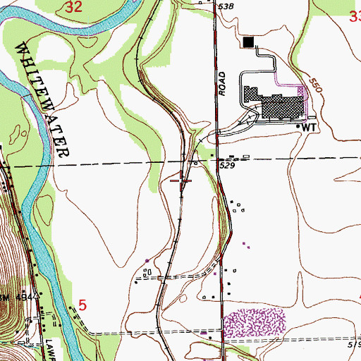 Topographic Map of Fort Gass (historical), OH