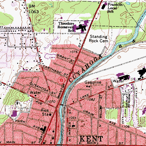 Topographic Map of Apostolic Gospel Church, OH