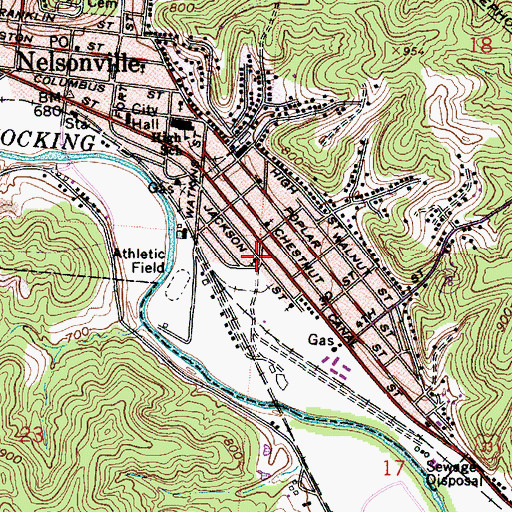 Topographic Map of The Church of Jesus Christ of Latter Day Saints, OH