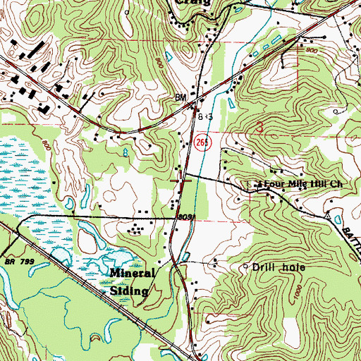 Topographic Map of Church of the Good Shepherd (historical), OH