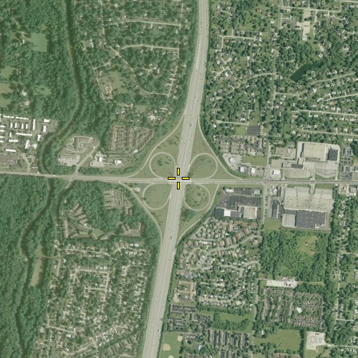 Aerial/Satellite Image of Interchange 41, OH