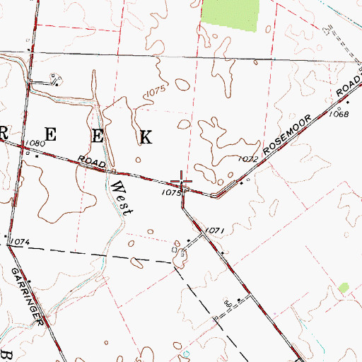Topographic Map of Pleasant Valley School (historical), OH