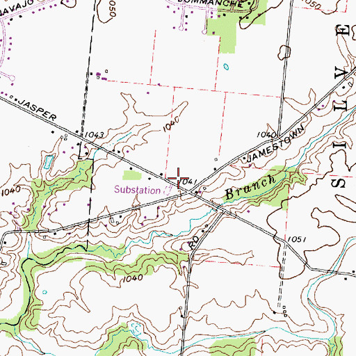 Topographic Map of Zaza School (historical), OH