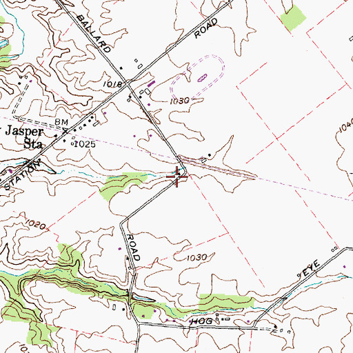 Topographic Map of Schooley School (historical), OH