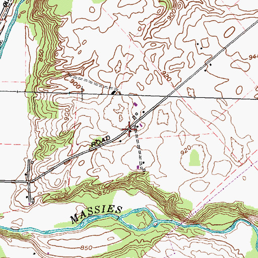 Topographic Map of Westmont School (historical), OH