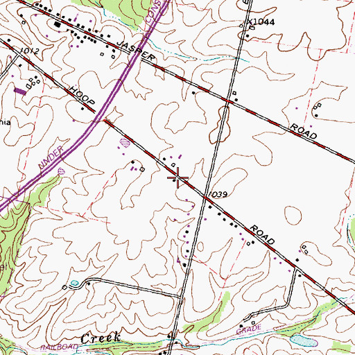 Topographic Map of Lauman School (historical), OH