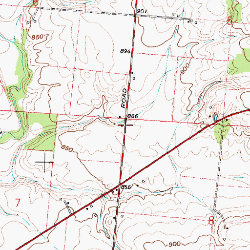 Topographic Map of Lutz School (historical), OH