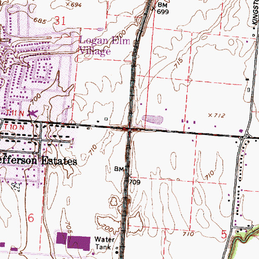 Topographic Map of Miller (historical), OH