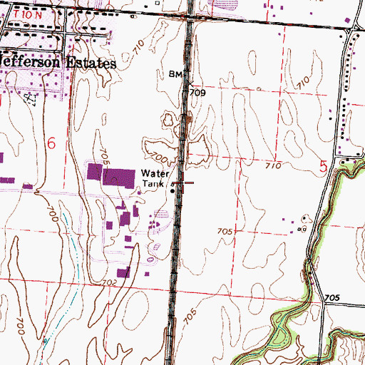 Topographic Map of Dorney (historical), OH