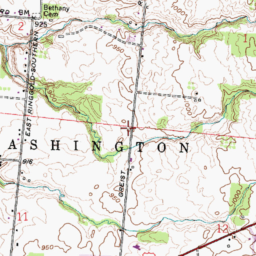 Topographic Map of School Number 2 (historical), OH