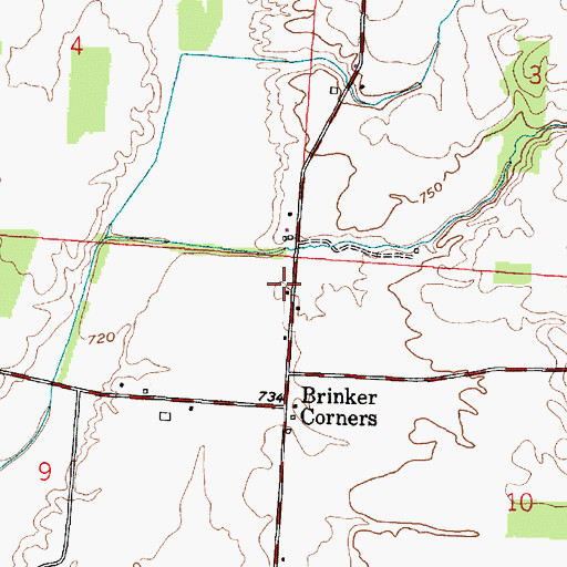 Topographic Map of School Number 2 (historical), OH