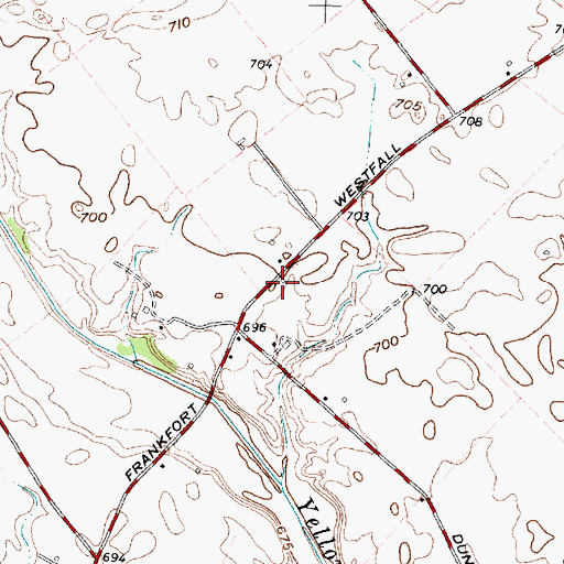Topographic Map of Dungon School (historical), OH