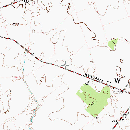 Topographic Map of Fugerson School (historical), OH