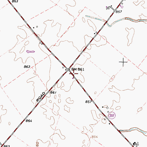 Topographic Map of Mouser School (historical), OH