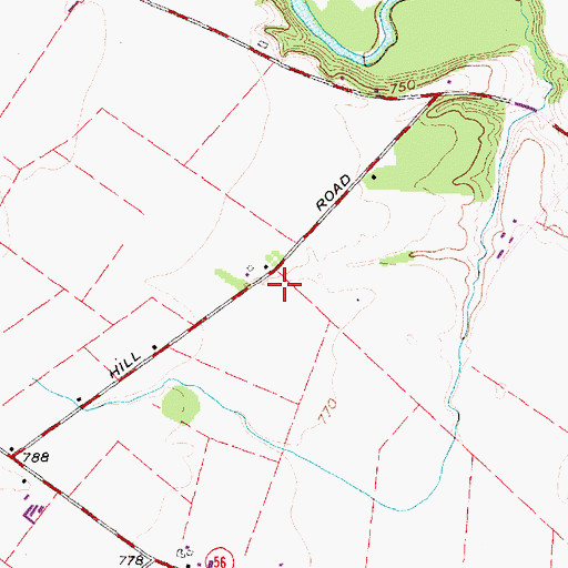 Topographic Map of Hill School (historical), OH