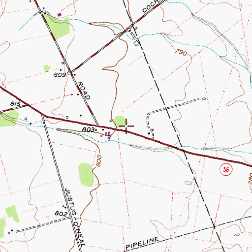 Topographic Map of Ingman School (historical), OH