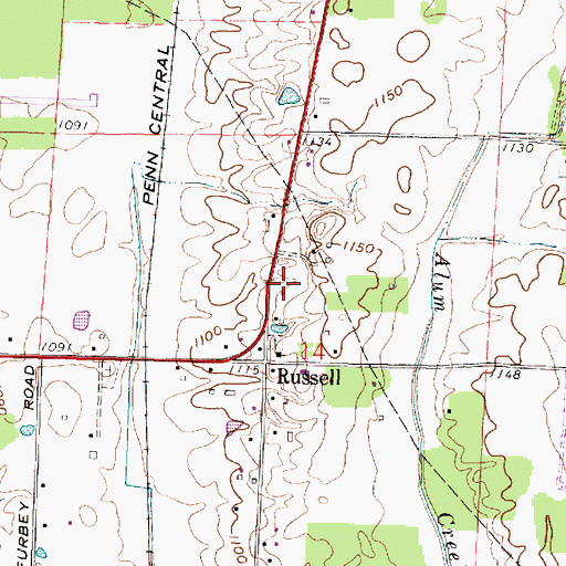 Topographic Map of School Number 5 (historical), OH